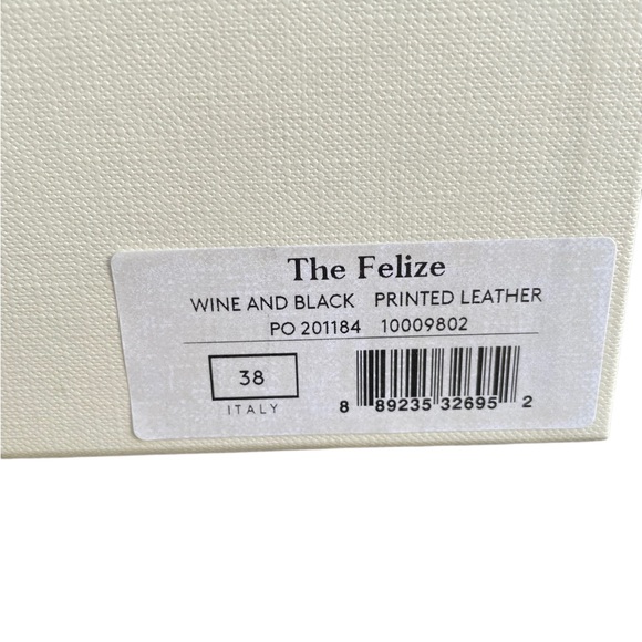 M Gemi Italian Printed Leather Wine & Black Driving Moccasins Size EU 38 US7 - Picture 16 of 16